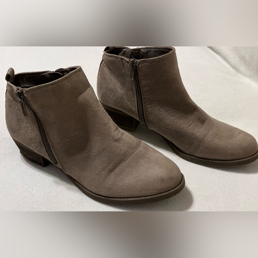 Tan ankle boots